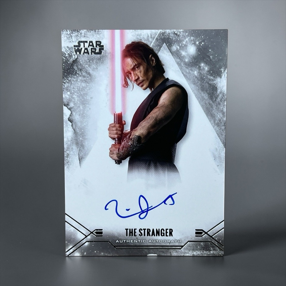 2025 Topps Star Wars Smugglers Outpost Stellar Signatures Manny Jacinto Stranger